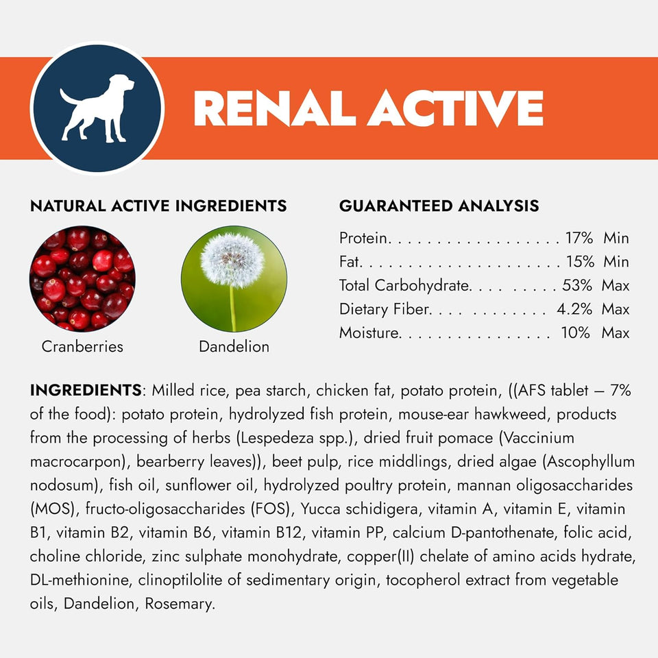 Limited Ingredient Dog Food with Omega-3, Non-GMO, Dry Food for Kidney Support, Forza10, 8.8 lb, Made in Italy