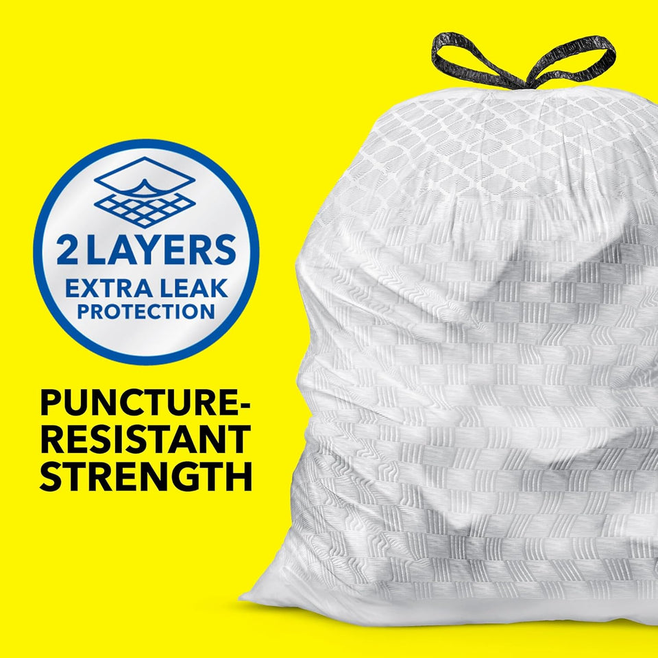 Glad ForceFlex 13-gallon tall kitchen trash bags, 40 count, gain fresh clean scent
