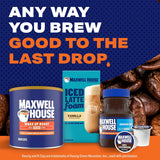 Maxwell House medium roast coffee, 28.4 oz canister, ground coffee for daily use