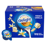 International Delight French Vanilla Single-Serve Coffee Creamer 192 Count Pack of 1 Shelf Stable Non-Dairy
