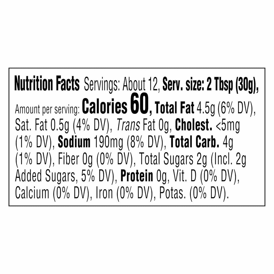 kraft 12 fl oz tartar sauce bottle for fish sandwiches dipping