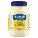 Hellmann's Mayonnaise Real Mayo 1 ct, 30 oz, Creamy Sandwich Spread or Condiment, Gluten Free, Rich in Omega-3 ALA