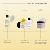 philosophy purity made simple one-step facial cleanser- with meadowfoam seed oil gently cleanses & melts away dirt, oil & stubborn makeup paraben-free face wash