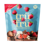 trufru natures strawberries hyper-chilled white milk chocolate 8 ounce bag
