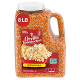 Orville Redenbacher's Gourmet Popcorn Kernels Original Yellow 100% Natural Non-GMO 8 lb Jug