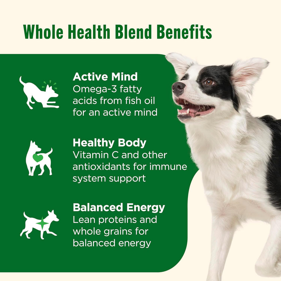 Rachael Ray Nutrish Dry Dog Food Real Chicken & Veggies Recipe Whole Health Blend, 40 lbs for Adult Dogs