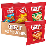 Cheez-It Variety Pack, Baked Snack Crackers, Lunch Snacks, 42 Packs