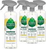 Seventh Generation All Purpose Cleaning Spray Lemon Chamomile Scent 23 oz Pack of 4 Eco-Friendly and Biodegradable