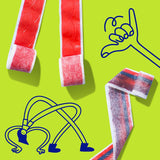 Fruit By The Foot Berry Tie-Dye and Strawberry Tie-Dye fruit flavored snacks, 18 rolls, 13.5 oz, gluten-free and gelatin-free