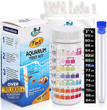 11-in-1 aquarium test strips water testing kit for fish tank aquariums with 950 tests and thermometer