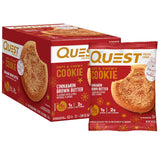 Quest Nutrition Cinnamon Brown Butter Protein Cookies, 15g Protein, 1g Sugar, 2g Net Carbs, Keto Friendly, 12 Count