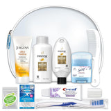 Convenience Kits International Women's Deluxe 10 Piece TSA Compliant Travel Kit with Pantene Essentials
