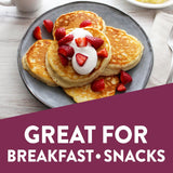 krusteaz sweet cream pancake and waffle mix, 26 oz boxes, light and fluffy, 8-count