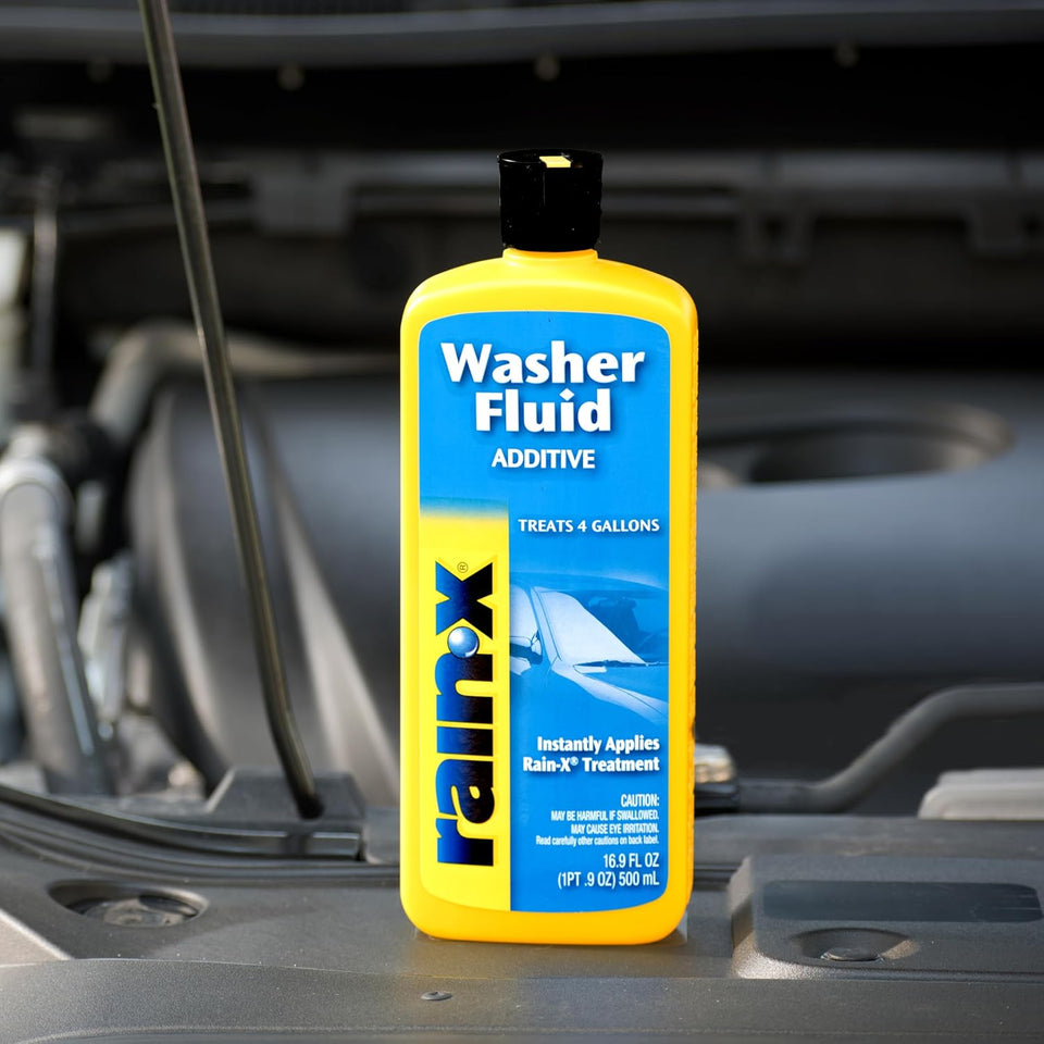 Rain-X RX11806D washer fluid additive for improved visibility and cleaning, 16.9 fl. oz, 500 ml