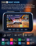 ROVE R2-4K DUAL Dash Cam Front and Rear, STARVIS 2 Sensor, FREE 128GB Card Included, 5G WiFi - up to 20MB/s Fastest Download Speed with App, 4K 2160P/FHD Dash Camera for Cars, 3" IPS, 24H Parking Mode