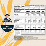 quaker instant oatmeal 4 flavor variety pack 48 count individual packets