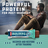 clif builders chocolatey mint 20g plant based protein bars 12 pack gluten free non gmo