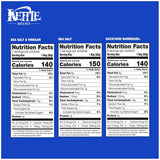 Kettle Brand 1 Oz, 20 Ct Potato Chips Variety Pack with Sea Salt, Vinegar, and BBQ