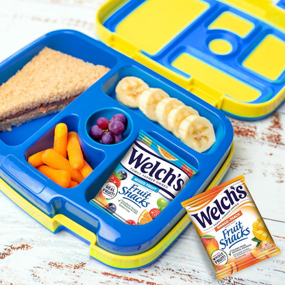 Welch's Gluten Free Mixed Fruit & Mango Peach Snack Packs, 60 x 0.8oz, Stocking Stuffers