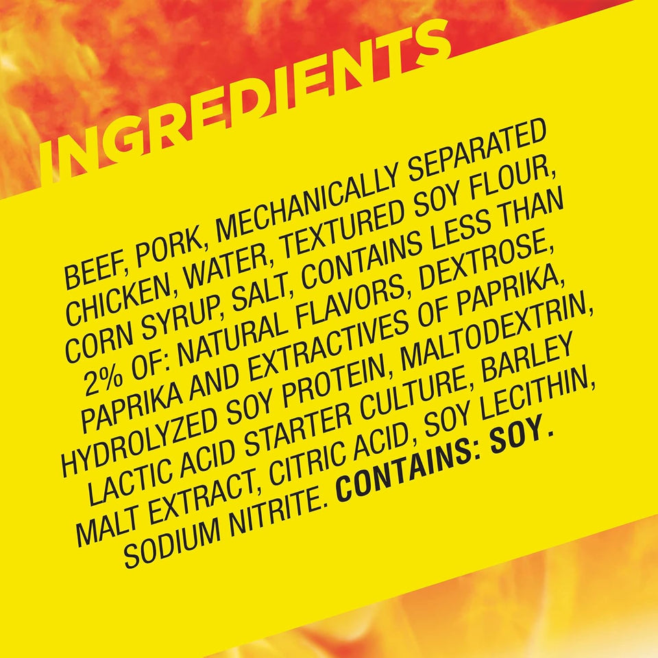 Slim Jim Original Flavor Snack Sticks, 6g Protein, 0.28 oz, 26 Count, Portable Snack Size