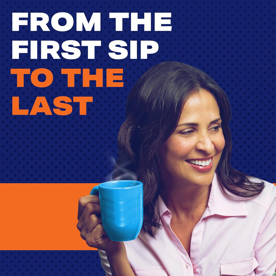 Maxwell House medium roast coffee, 28.4 oz canister, ground coffee for daily use