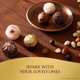 Ferrero Rocher 48 Count Gift Set, 4.6 oz, Hazelnut Milk, Dark Chocolate, and Coconut