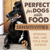 Mighty Paw 12" All Natural Grass Fed Beef Bully Sticks for Large Dogs and Small Breeds - Single Ingredient Treats