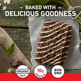 clif bar cool mint chocolate energy bars with caffeine 10-pack organic oats non-gmo