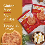 Quest Nutrition Cinnamon Brown Butter Protein Cookies, 15g Protein, 1g Sugar, 2g Net Carbs, Keto Friendly, 12 Count
