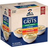 quaker instant grits 4 flavor variety pack 44 count 0.98oz packets