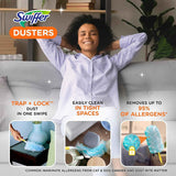 Swiffer TRAP + LOCK Duster Starter Kit, Includes 1 Handle and 5 Dusters for Allergen-Grabbing Dusting