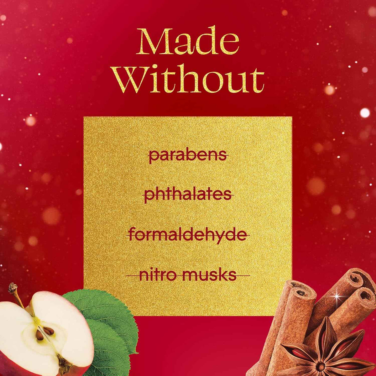 Glade PlugIns Refills Air Freshener, Warm Apple & Spices, Scented and Essential Oils for Home and Bathroom, 0.67 Fl Oz, 5 Count