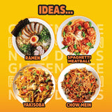 gluten-free brown rice ramen noodles, 10 packs, vegan and low sodium