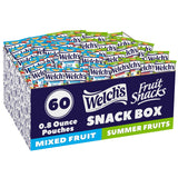 Welch's Mixed Fruit & Summer Fruits Fruit Snacks, 0.8 oz, Gluten-Free, 25% Daily Vitamins C, A & E, 60-Pack