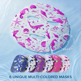 maree collagen facial mask with hyaluronic acid sheet face mask skincare for women 6 count