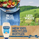 Hellmann's 100% Cage-Free Eggs Light Mayonnaise Squeeze Bottle for Sandwiches and Simple Meals 20 oz