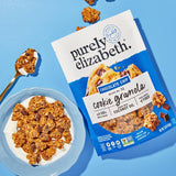 Purely Elizabeth Cookie Granola Chocolate Chip 11 OZ 3-Pack with 100% Whole Grains and Gluten-Free