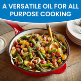 Crisco Pure Vegetable Oil, 1 Gallon, 100% cholesterol-free, gluten-free and kosher pareve cooking oil