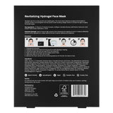 HommeFace men's 5ct hydrogel facial mask set with hyaluronic acid and peptides for hydrating and anti-aging skincare