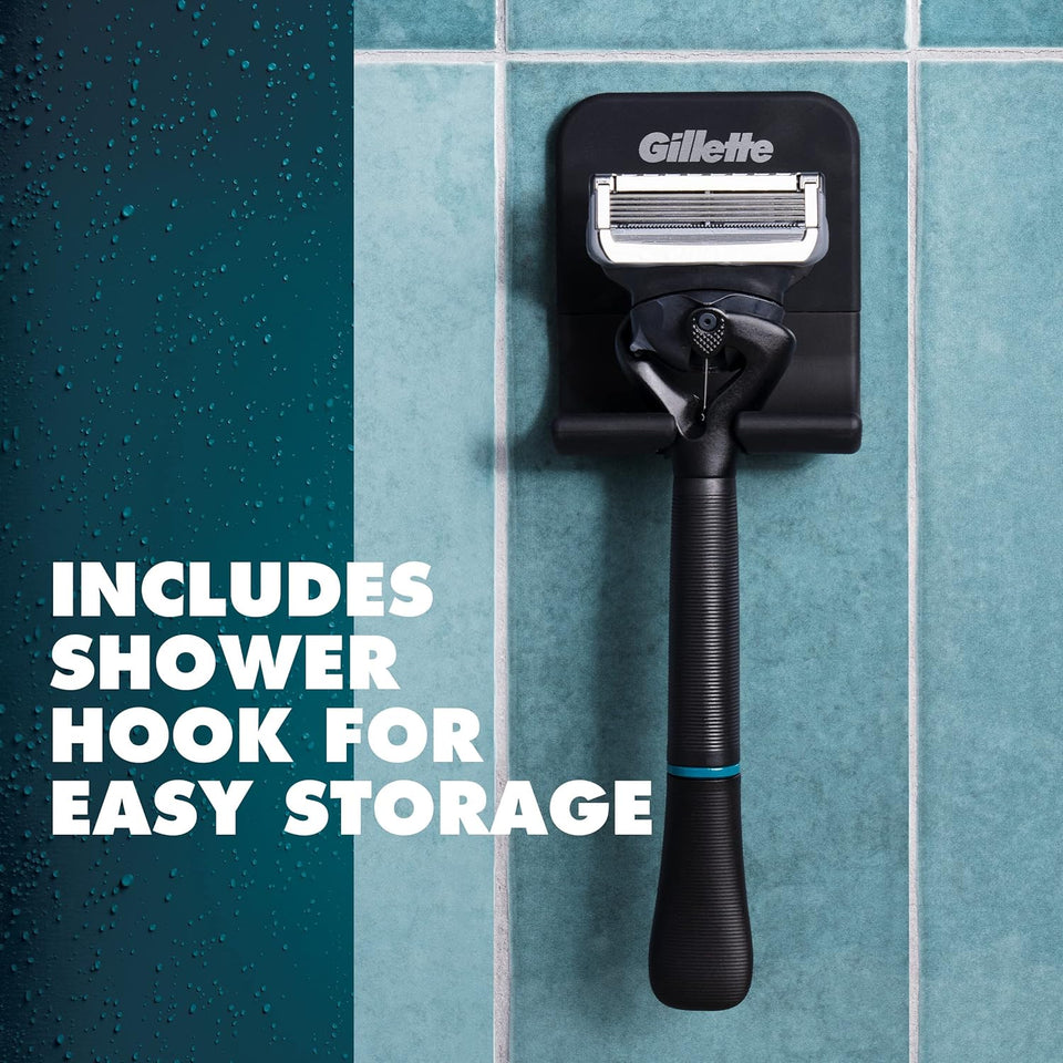 Gillette Intimate Razor for Men, Men’s Pubic Razors with 5-Blade Refills, Gentle and Easy to Use