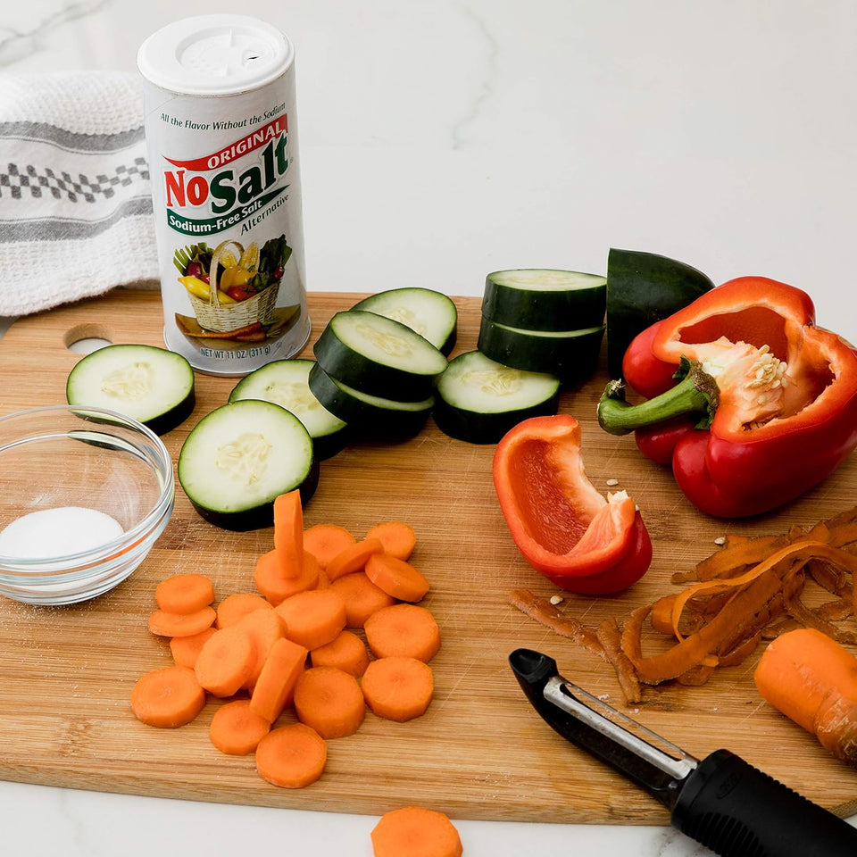 NoSalt Original Sodium-Free Salt Alternative, 11 oz, Convenient Substitute for Table Salt, Low Sodium