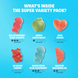Shameless Snacks Low Carb Keto Gummies - Super Variety Pack with 6 Childhood Favorite Flavors