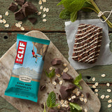 clif bar cool mint chocolate energy bars with caffeine 10-pack organic oats non-gmo