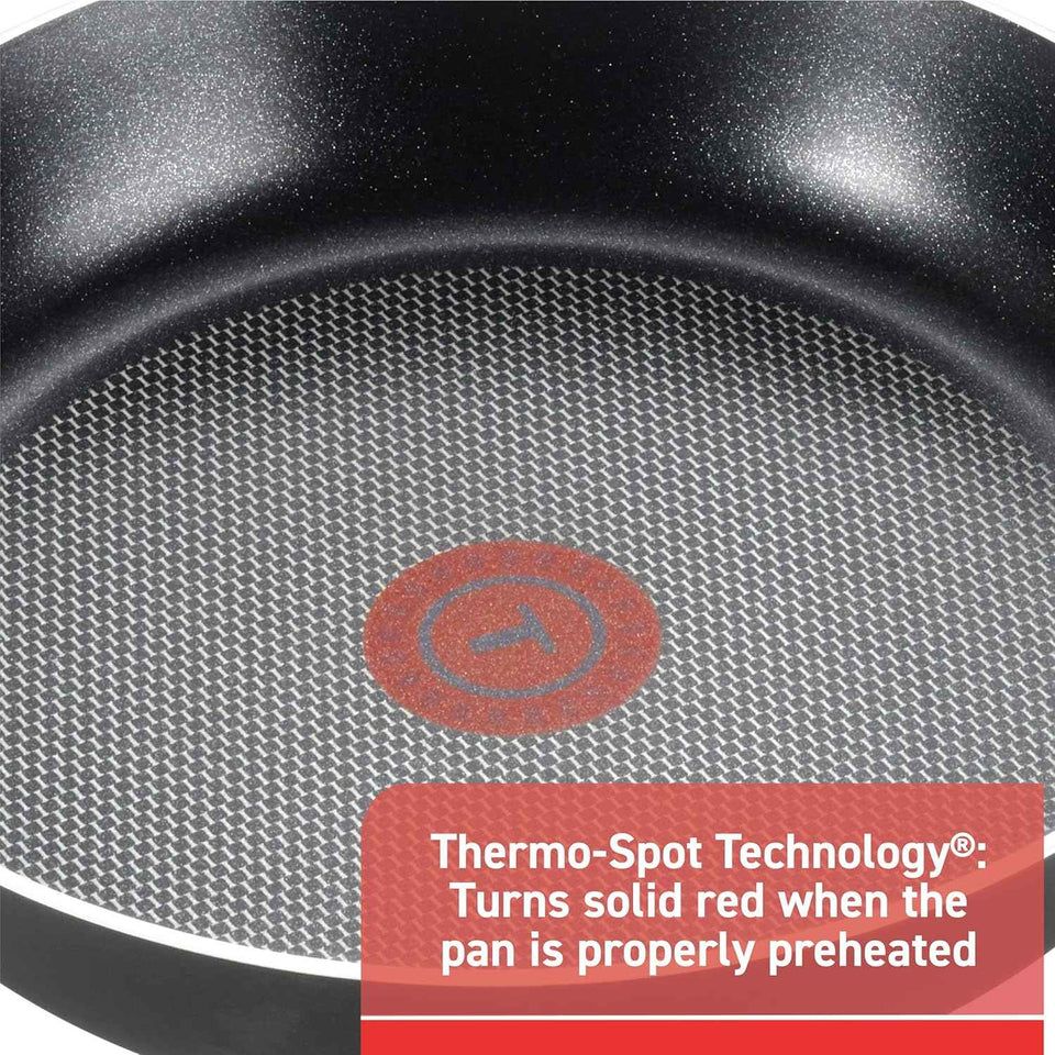 T-fal Signature Nonstick Cookware Set, 12 Piece, Oven Safe, Black, Dishwasher Safe, Kitchen Cooking Set