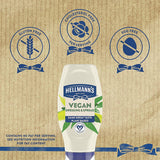 Hellmann's Vegan 3 Ct Dressing & Spread, Plant-Based Mayo Alternative, Same Great Taste, Gluten-Free, 11.5 oz