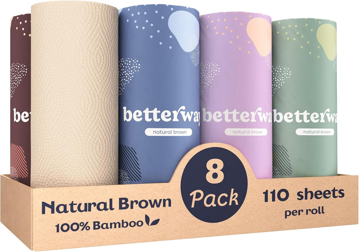 Betterway Bamboo Natural Brown Paper Towels - Rayz Mart